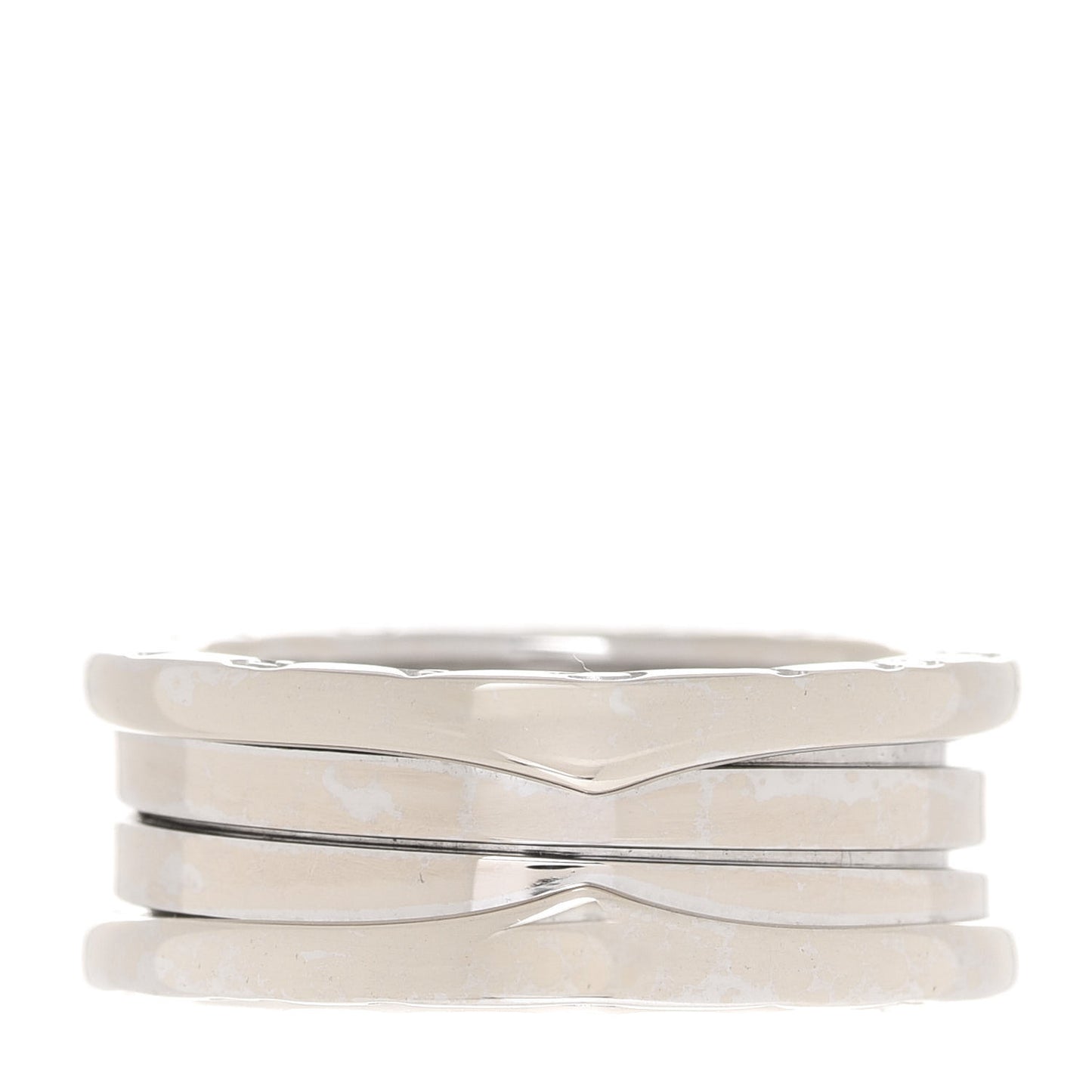 18K White Gold B.Zero1 Three-Band Ring 57 8