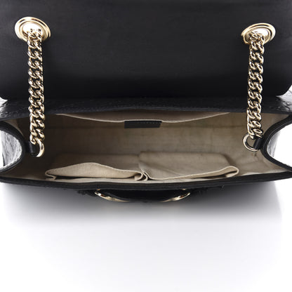 Gucci Guccissima Medium Emily Chain Shoulder Bag Black 5 of 12
