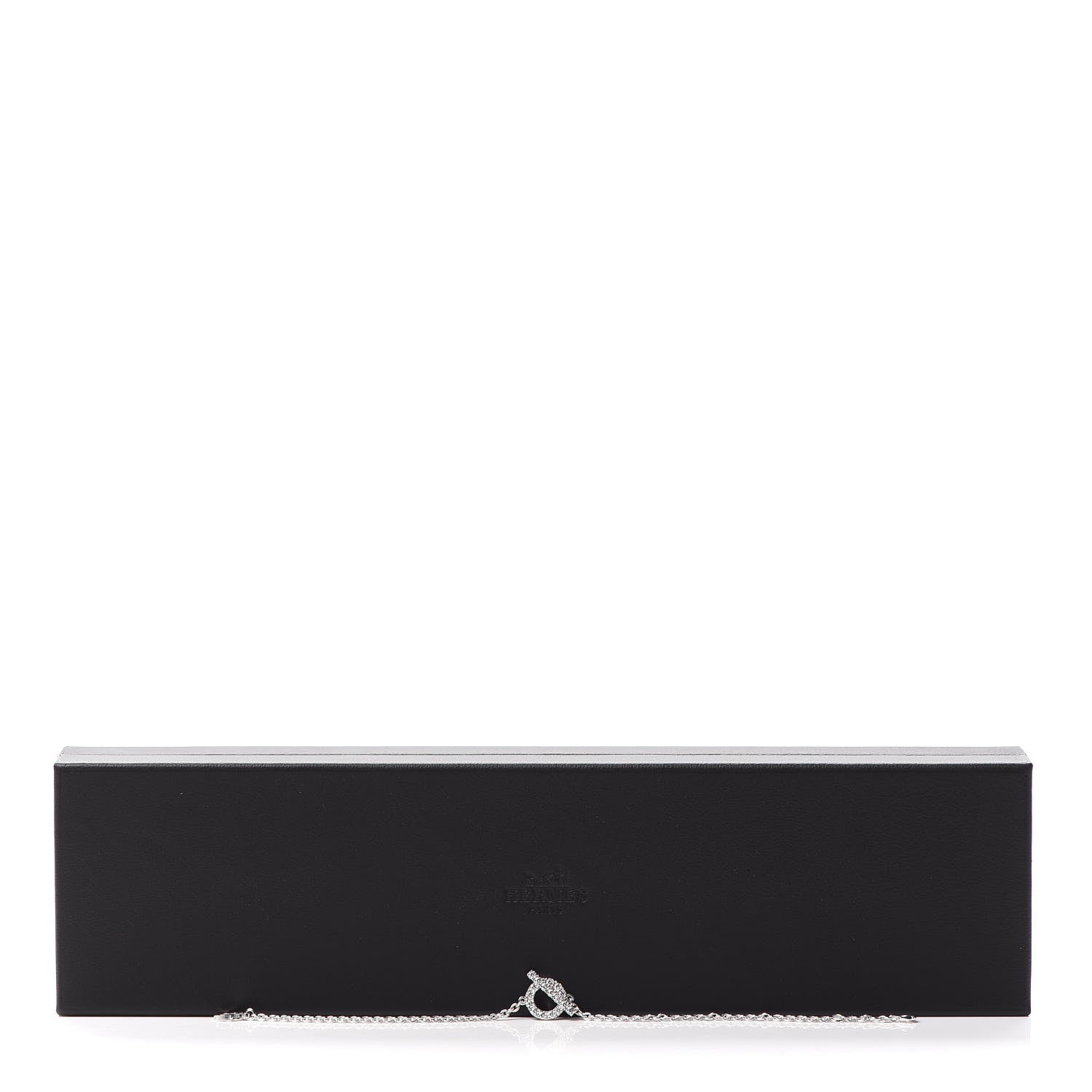 Hermes 18K White Gold Diamond Finesse Bracelet ST 6 of 6