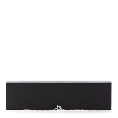 Hermes 18K White Gold Diamond Finesse Bracelet ST 6 of 6