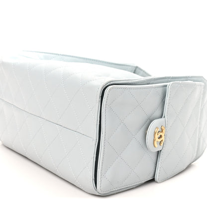 Chanel Caviar Quilted Small Chanel 25 Handbag Light Blue 10 of 10