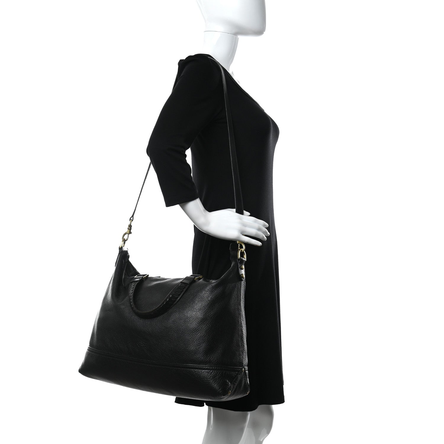 Mulberry Pebbled Calfskin Effie Tote Black 2 of 14