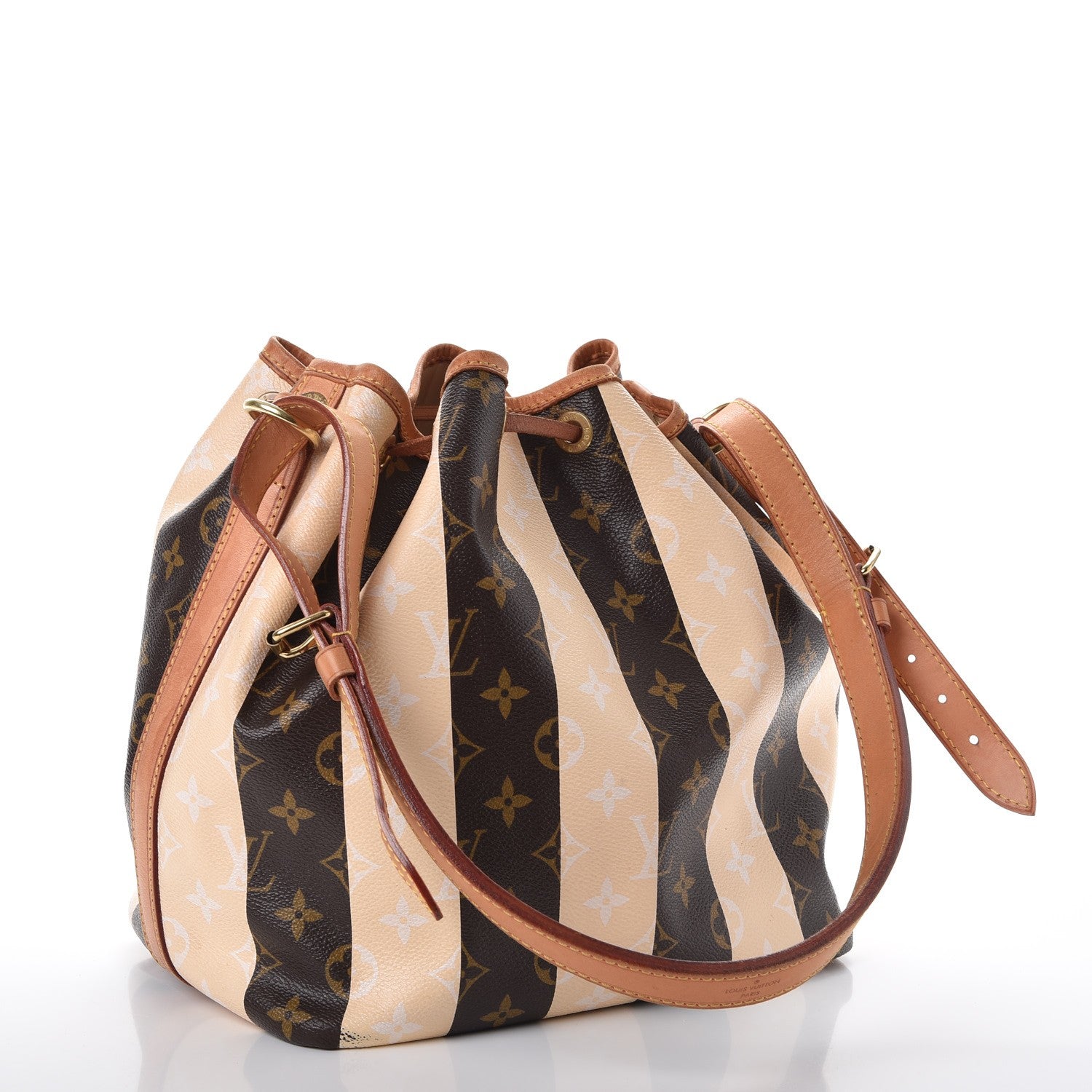Louis Vuitton Monogram Rayures Petit Noe 3 of 21