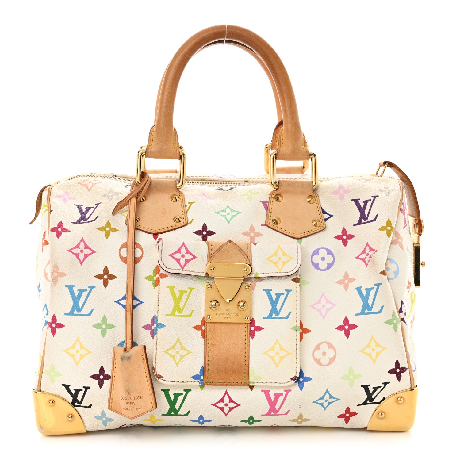 Louis Vuitton Monogram Multicolor Speedy 30 White 1 of 16