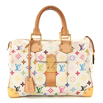 Louis Vuitton Monogram Multicolor Speedy 30 White 1 of 16