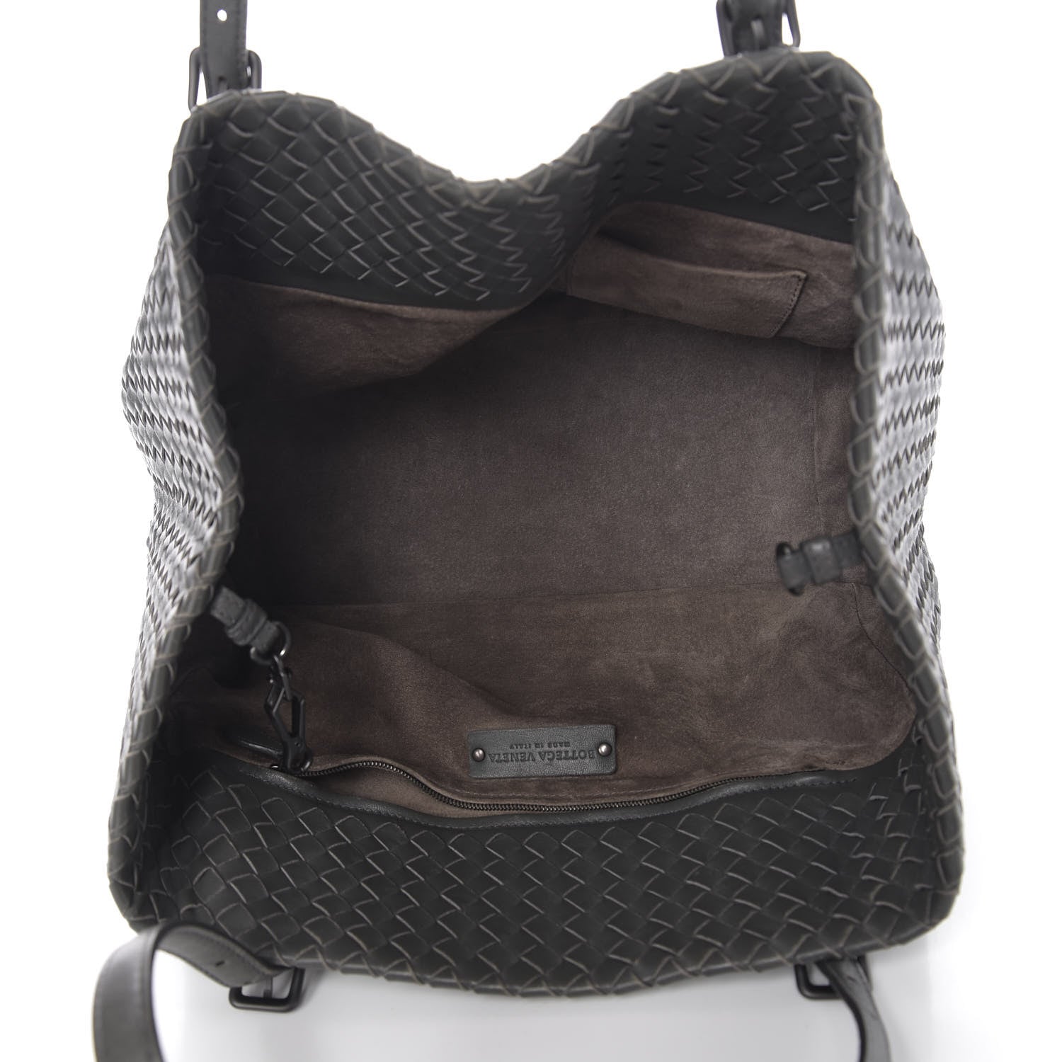 Bottega Veneta Nappa Intrecciato Medium Seamless Tote Light Grey 5 of 9