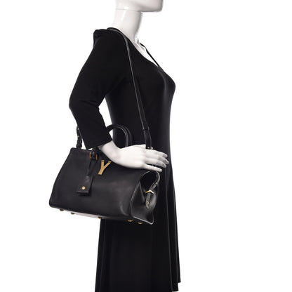 Saint Laurent Calfskin Small Classic Y Cabas Black 2 of 13