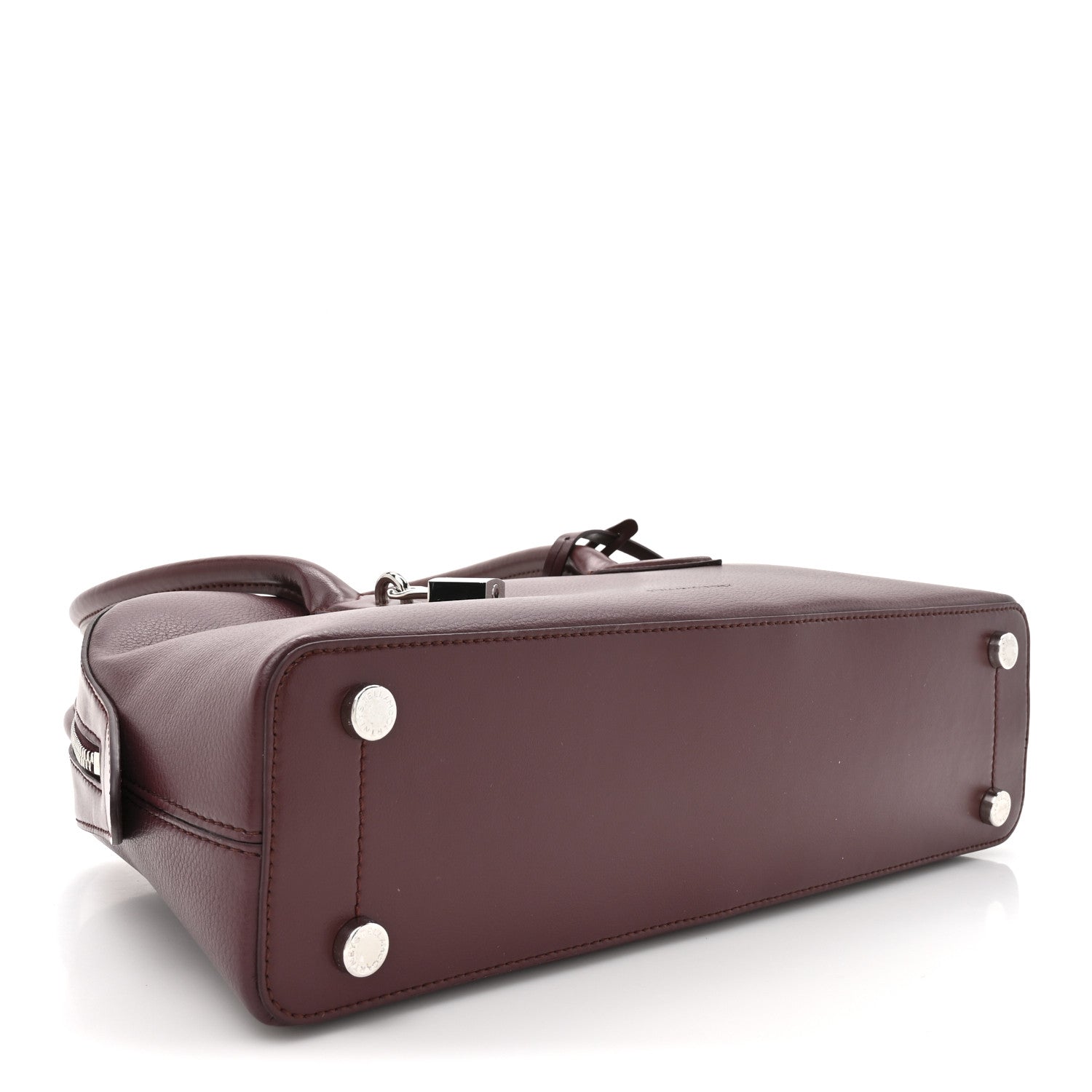 Stella McCartney Eco Grainy Alter Mat Ryder Shoulder Bag Bordeaux 4 of 9