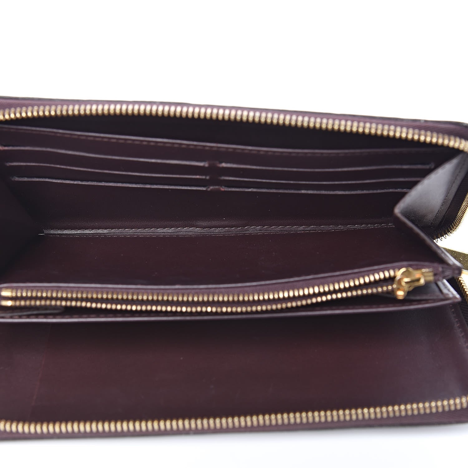 Louis Vuitton Vernis Zippy Wallet Amarante 5 of 11