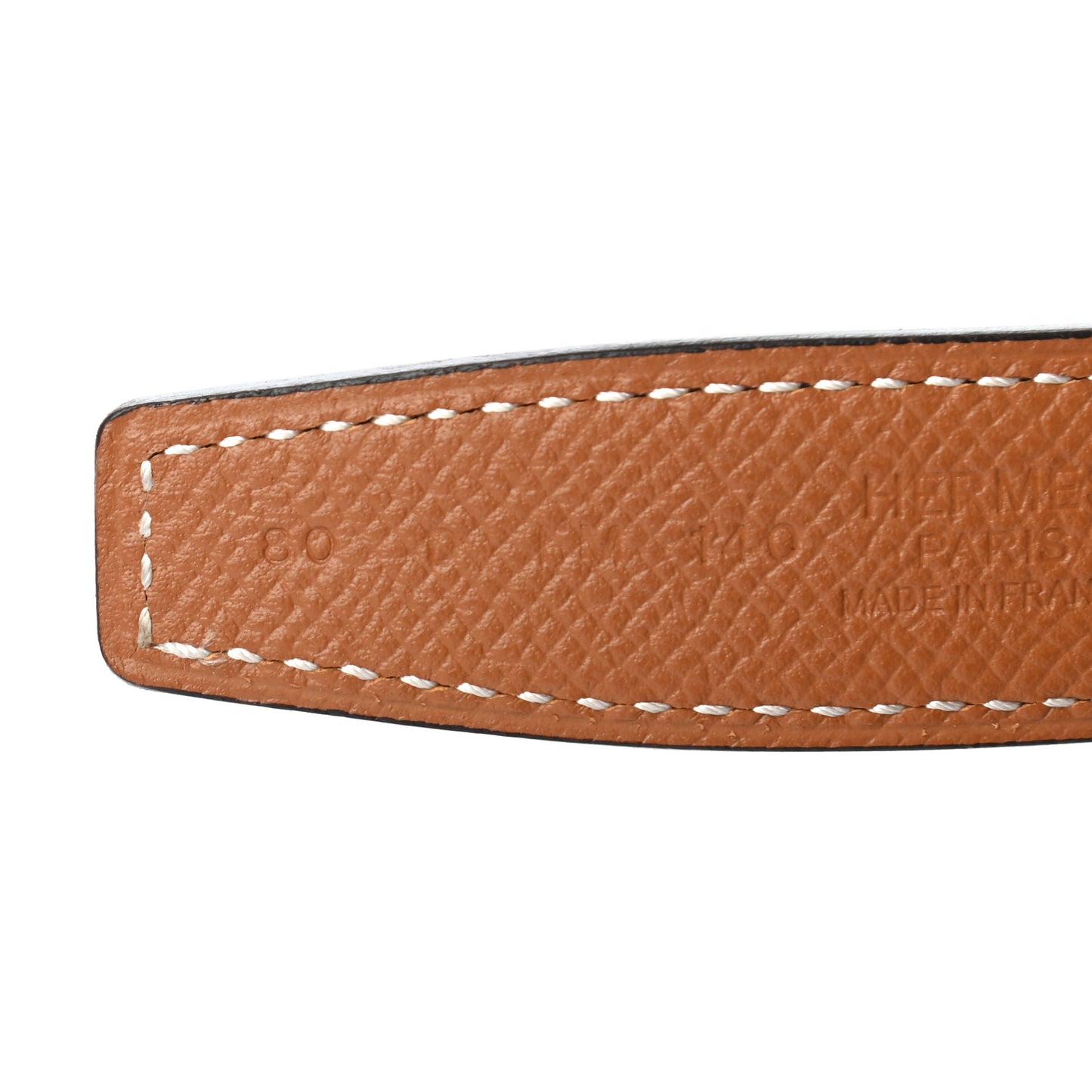 Swift Epsom 24mm H Belt 80 Black Gold