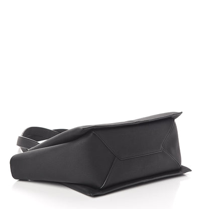 Celine Baby Grained Calfskin Small Tri-Fold Bag Black 4 of 9
