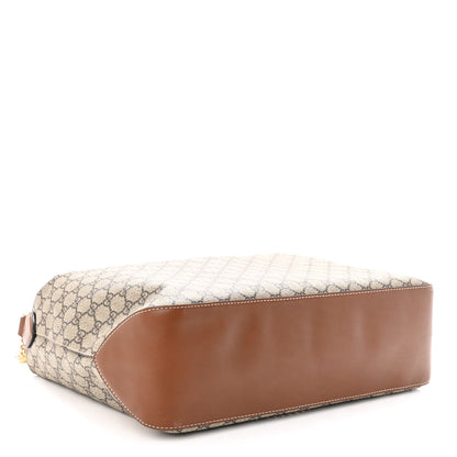Gucci GG Supreme Monogram Large Linea A Hobo Light Brown 4 of 9