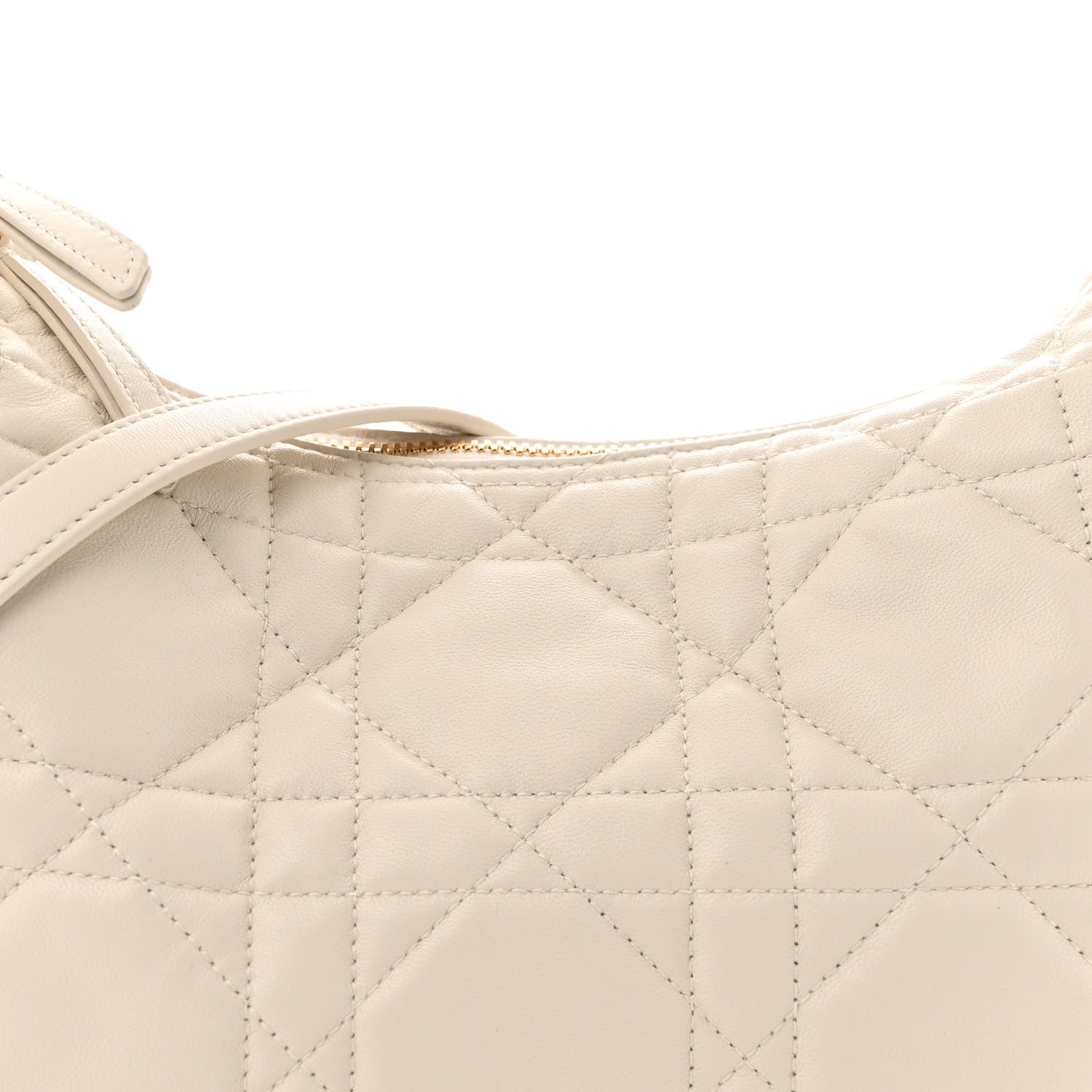 Christian Dior Lambskin Macrocannage Medium D-Dream Bag Latte 8 of 12