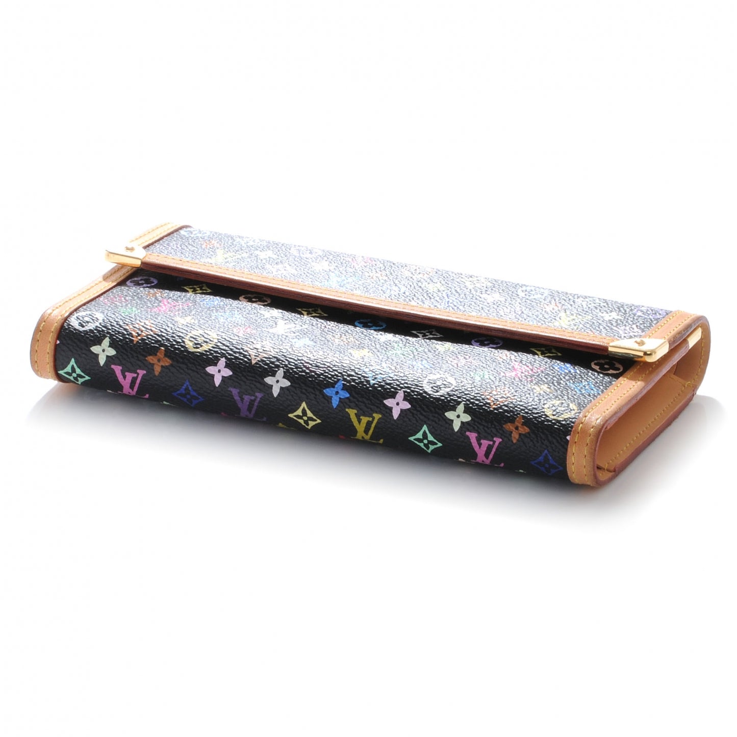 Monogram Multicolor Porte Tresor International Wallet Black