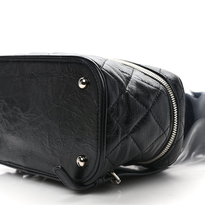 Chanel Crumpled Calfskin PVC Quilted Flap Black 8 of 10