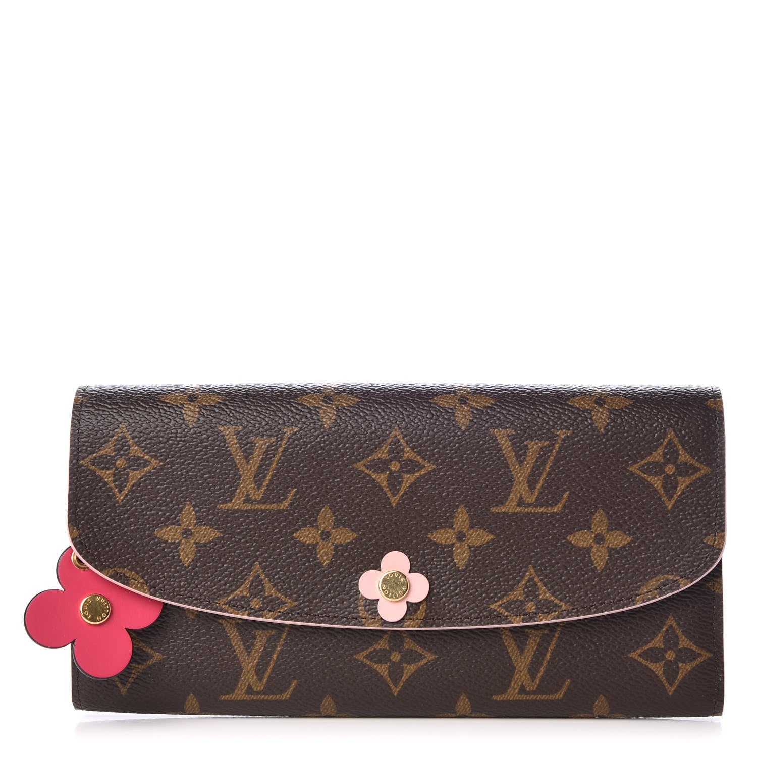 Louis Vuitton Monogram Bloom Flower Emilie Wallet 1 of 7