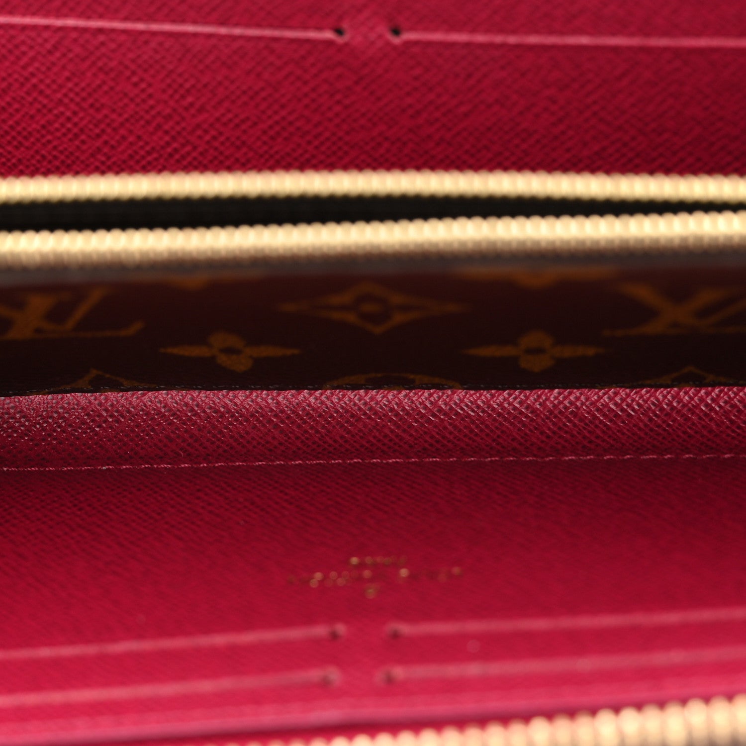 Louis Vuitton Monogram Clemence Wallet Fuchsia 5 of 8