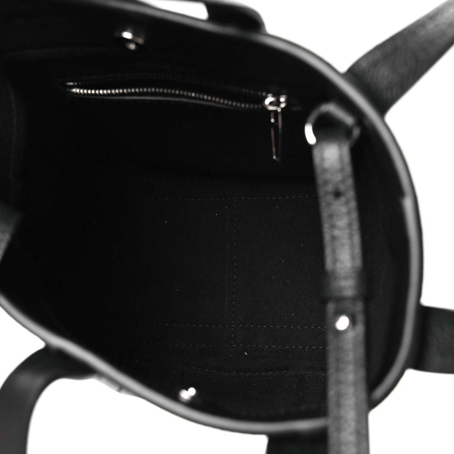 Balenciaga Grained Calfskin Mini 2.0 Everyday North South Shoulder Tote Bag Black 5 of 10