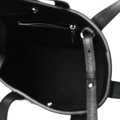 Balenciaga Grained Calfskin Mini 2.0 Everyday North South Shoulder Tote Bag Black 5 of 10