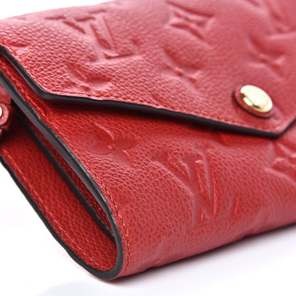 Louis Vuitton Empreinte Compact Curieuse Wallet Cherry 8 of 9