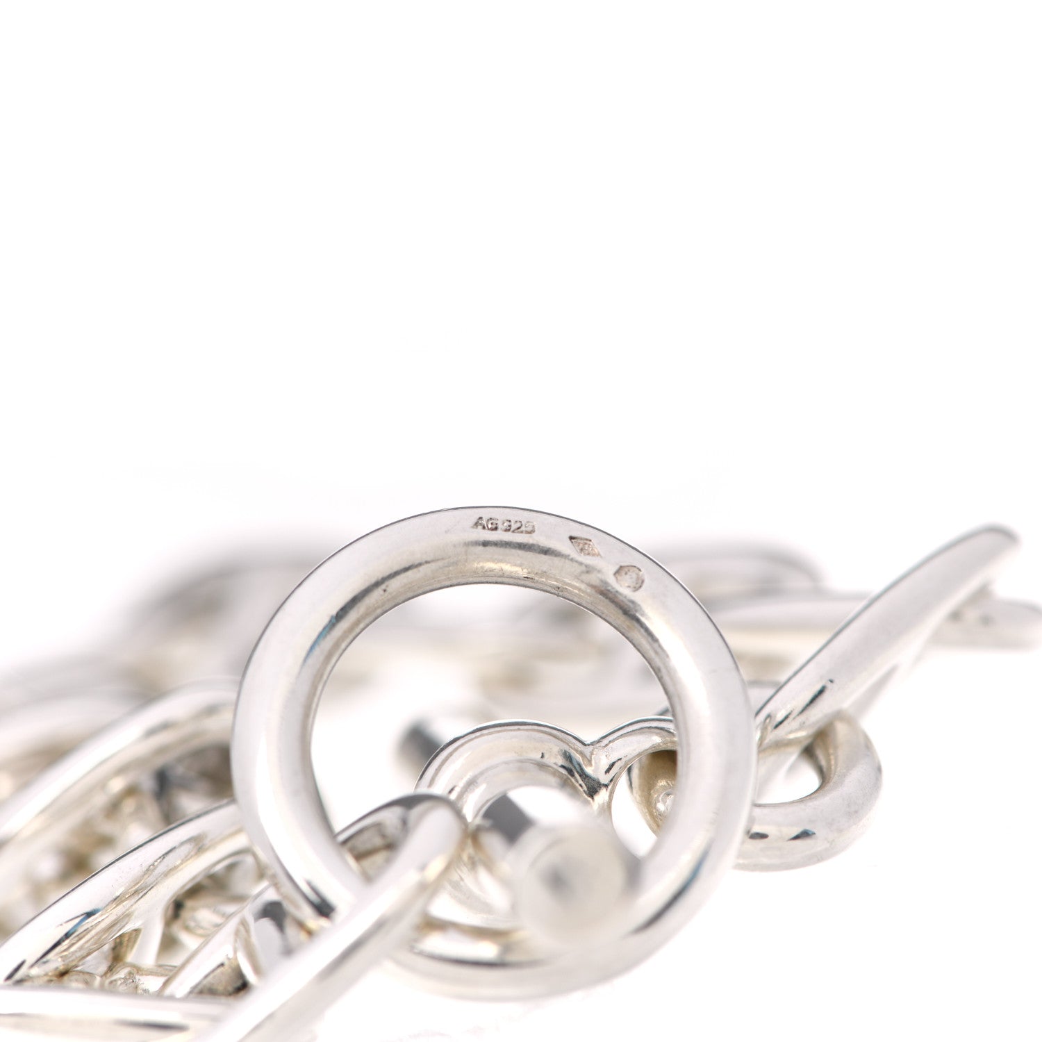 Hermes Sterling Silver MM Chaine d'Ancre Bracelet 5 of 6