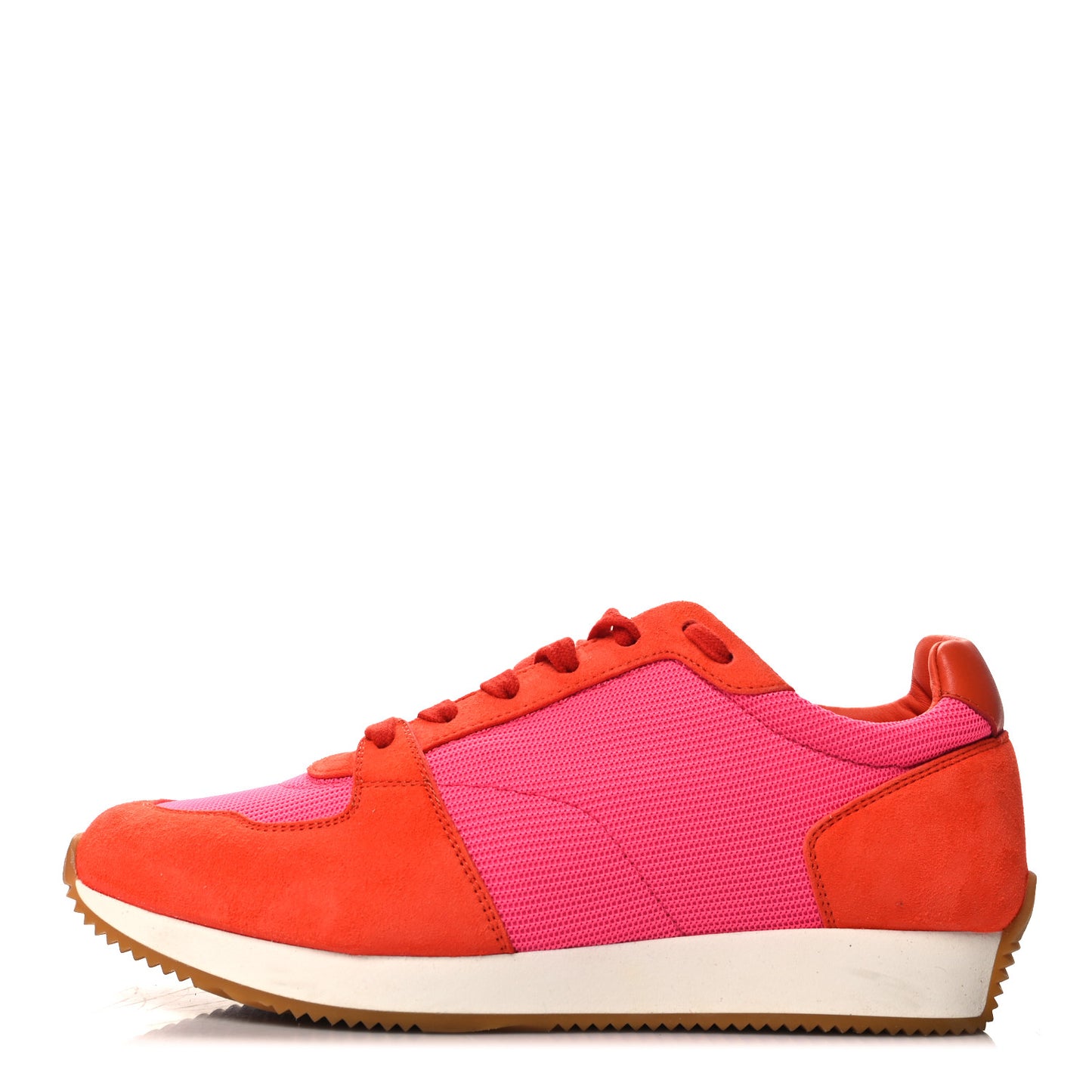 Suede Goatskin Technical Mesh Womens Escape Sneakers 37.5 Rose Sorbet