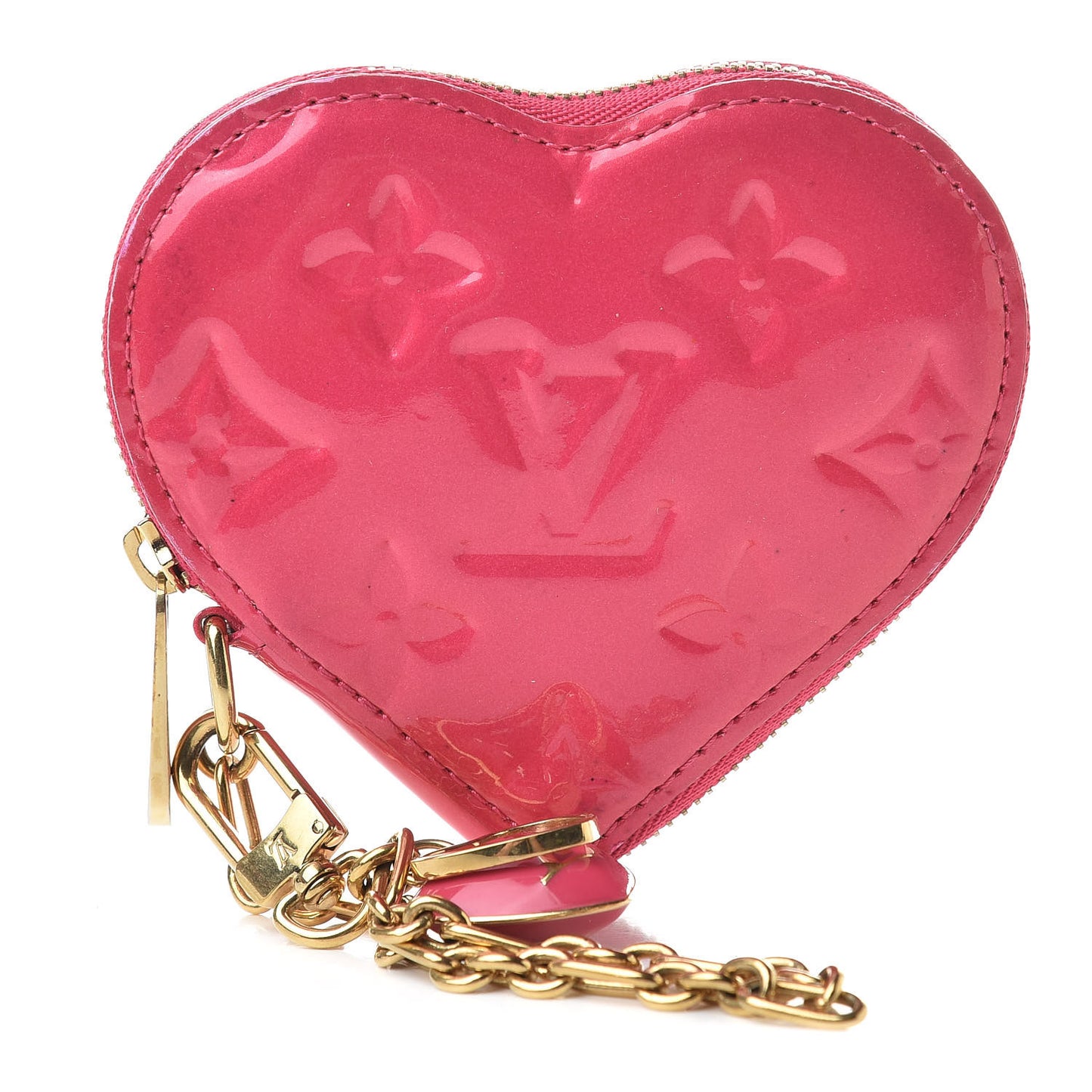 Vernis Heart Coin Purse Rose Pop