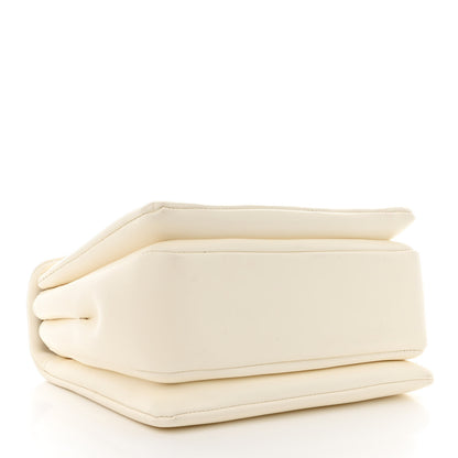 Valentino Garavani Nappa One Stud Chain Clutch Ivory 4 of 10