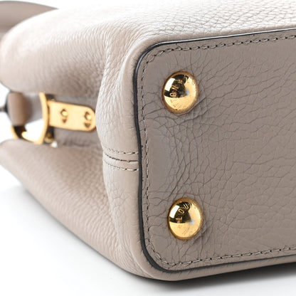Louis Vuitton Taurillon Capucines BB Galet 7 of 8