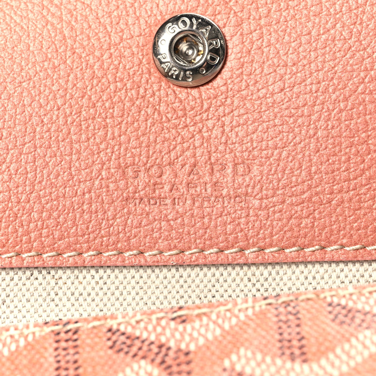 Iridescent Goyardine Saint Louis PM  Pearly Coral