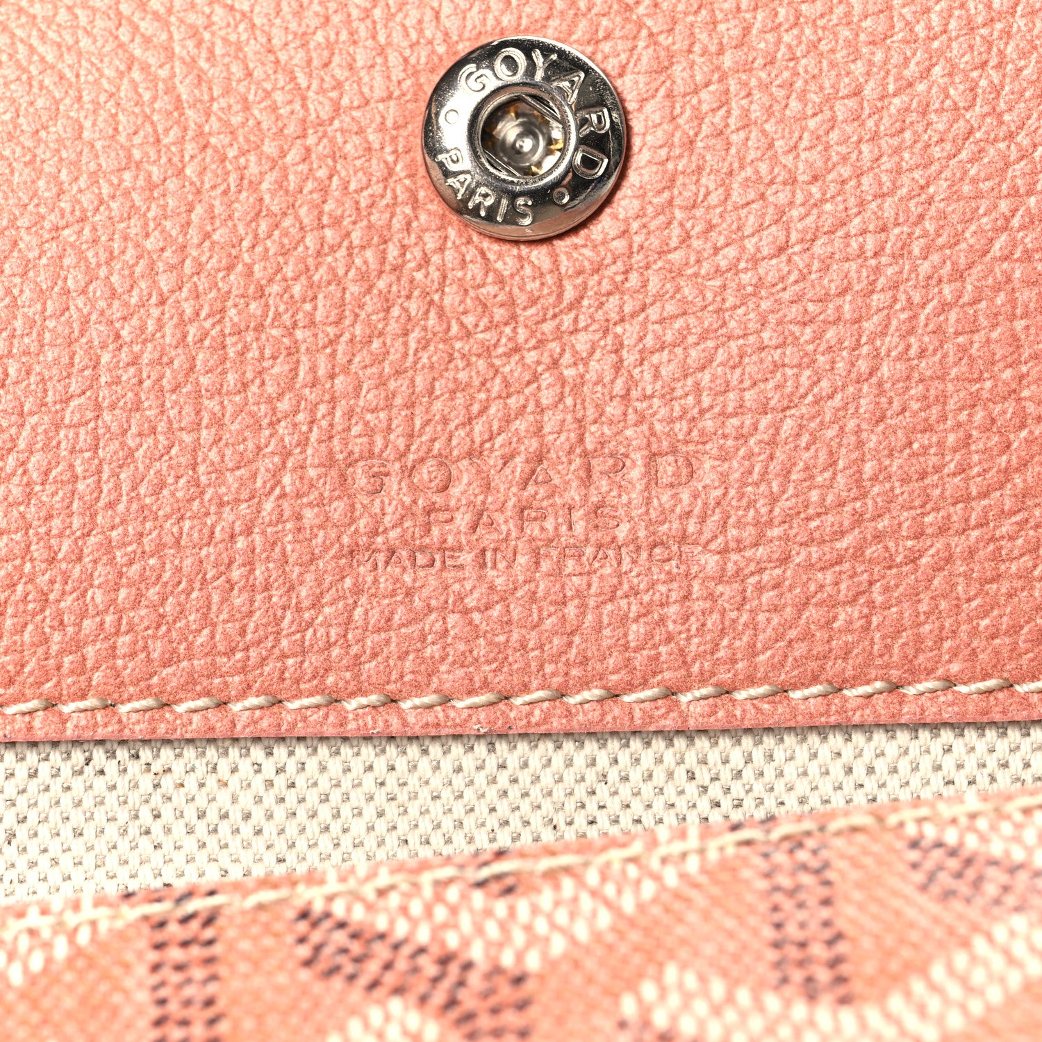 Goyard Iridescent Goyardine Saint Louis PM  Pearly Coral 7 of 10