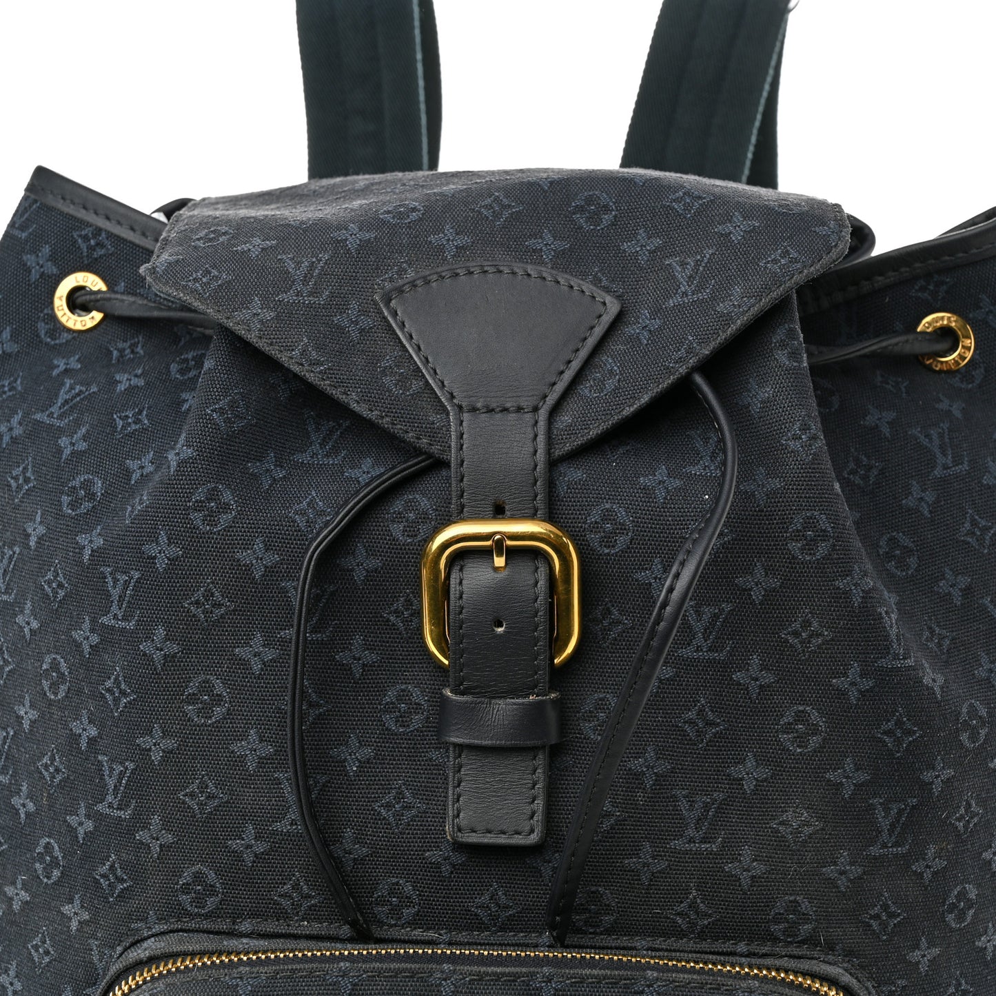 Mini Monogram Montsouris GM Backpack Blue