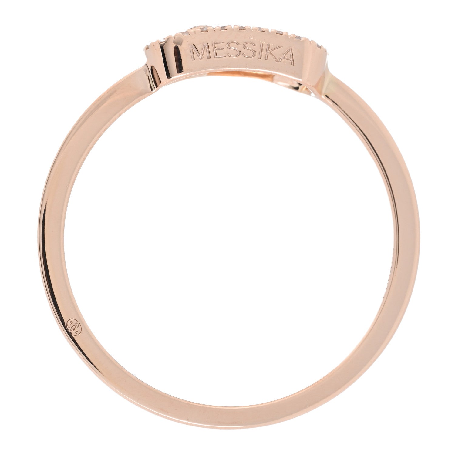 Messika 18K Rose Gold Diamond Move Uno Ring 57 8 5 of 6