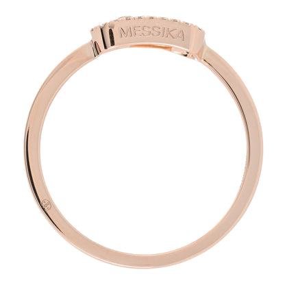 Messika 18K Rose Gold Diamond Move Uno Ring 57 8 5 of 6