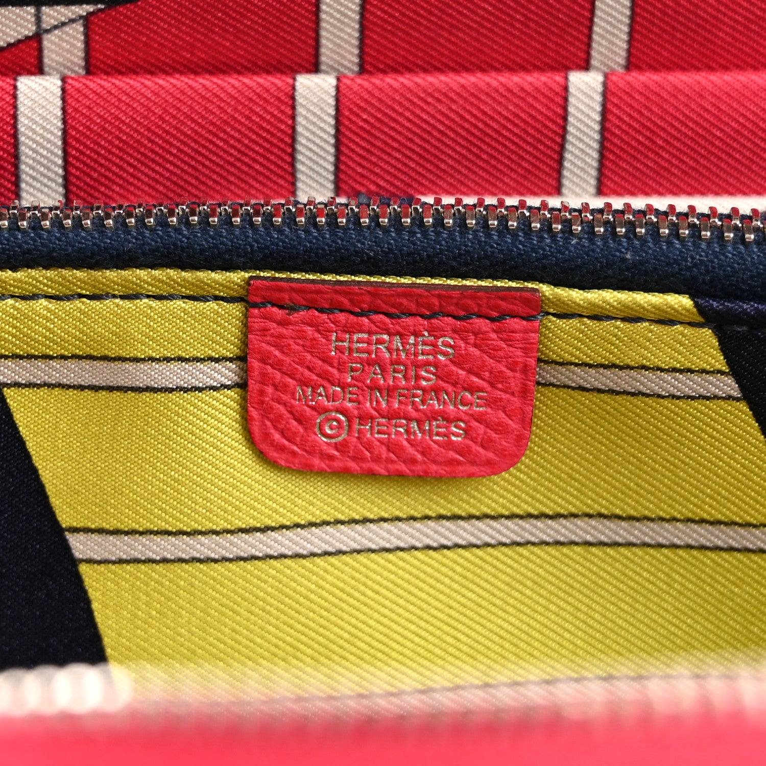 Hermes Epsom Silk'n Wallet Rose Extreme 6 of 10