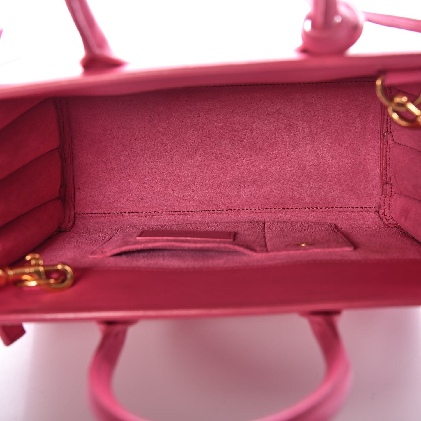 Calfskin Nano Sac De Jour Lipstick Fuchsia