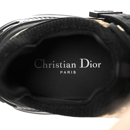 Christian Dior Technical Fabric Nylon Leopard Print Womens D-Wander Sneakers 38.5 Black 7 of 8