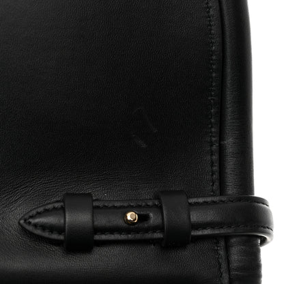 Salvatore Ferragamo Calfskin Aura Shoulder Bag Black 10 of 15