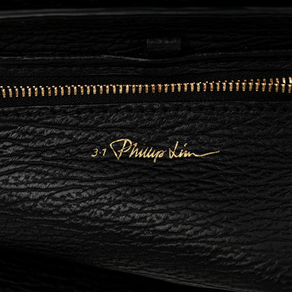 3.1 Phillip Lim Textured Calfskin Mini Pashli Satchel Black 6 of 11