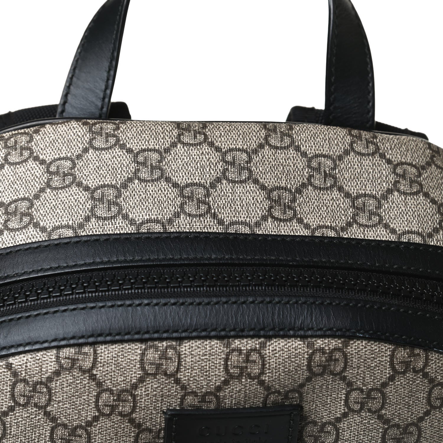 Gucci GG Supreme Monogram Medium Backpack Black 15 of 15