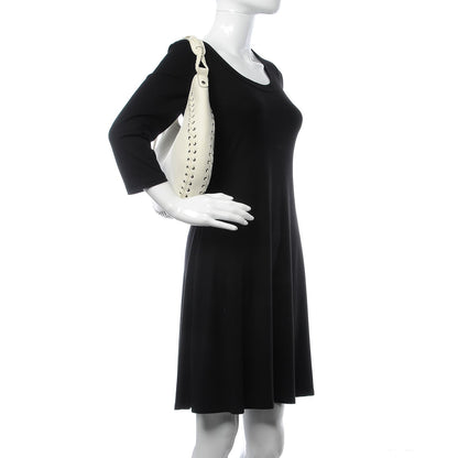 Christian Dior Calfskin Ethnic Hobo White 2 of 11