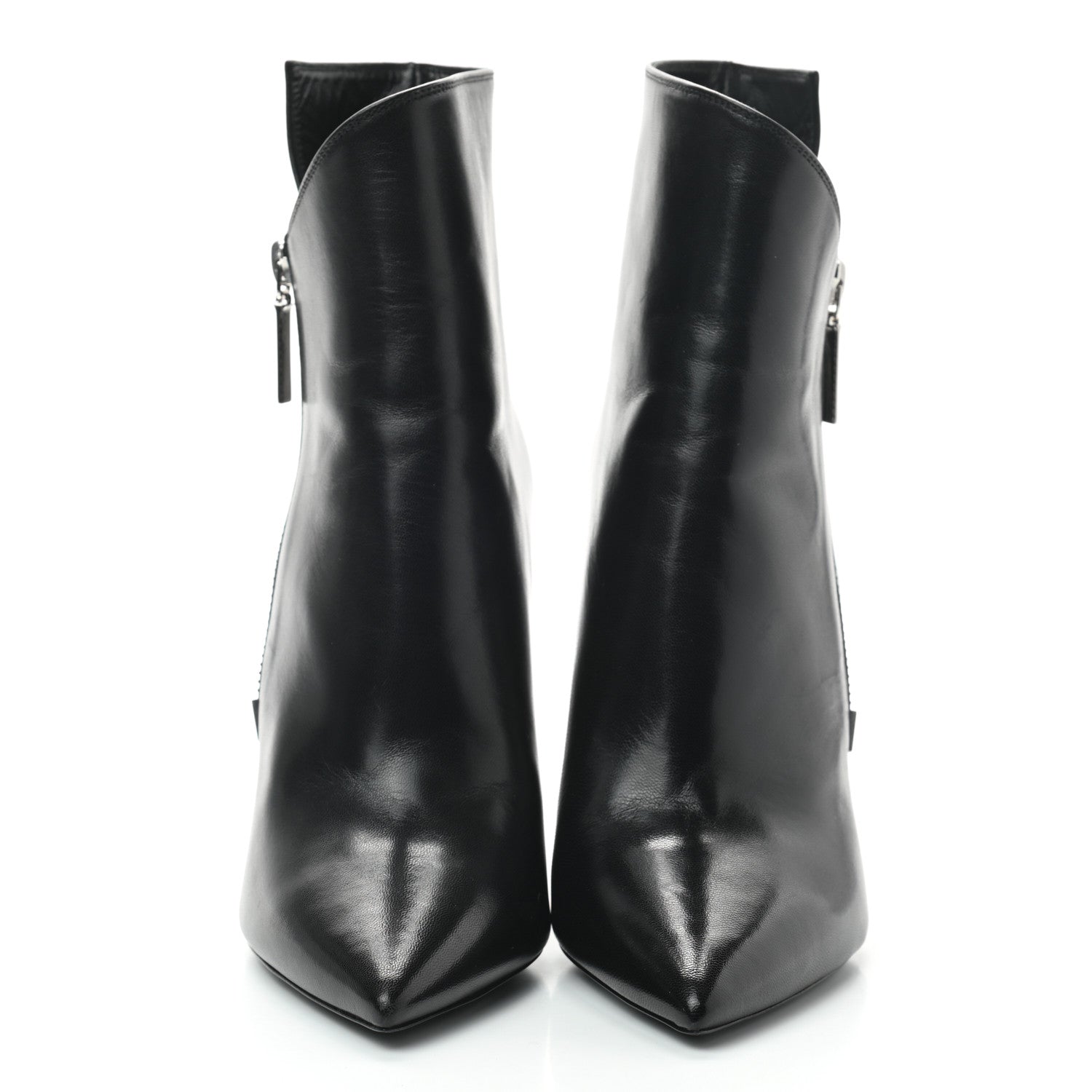 Saint Laurent Calfskin Niki 105 Wedge Booties 37 Black 2 of 7