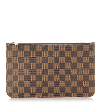 Louis Vuitton Damier Ebene Neverfull MM GM Pochette 1 of 8