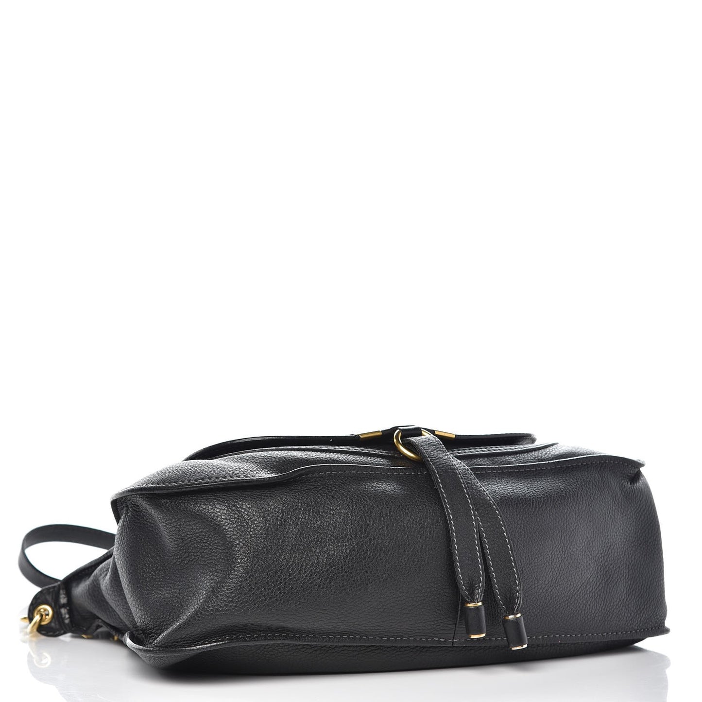 Calfskin Medium Marcie Satchel Black