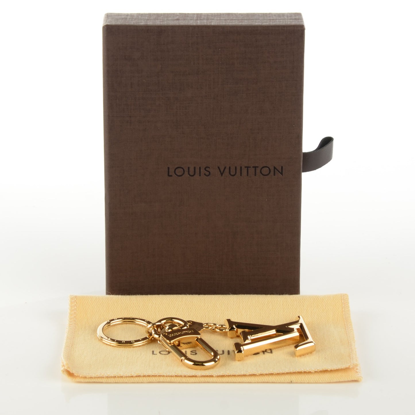 LV Facettes Key Holder Gold