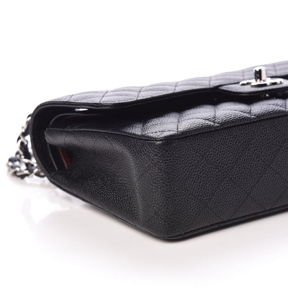 Chanel Caviar Quilted Medium Double Flap Black 6 of 12