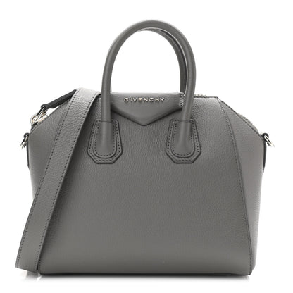 Givenchy Sugar Goatskin Mini Antigona Pearl Grey 1 of 10