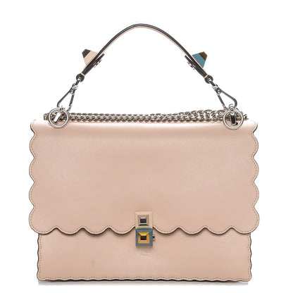 Fendi Vitello Liberty Scalloped Studded Kan I Shoulder Bag Plaster 1 of 7