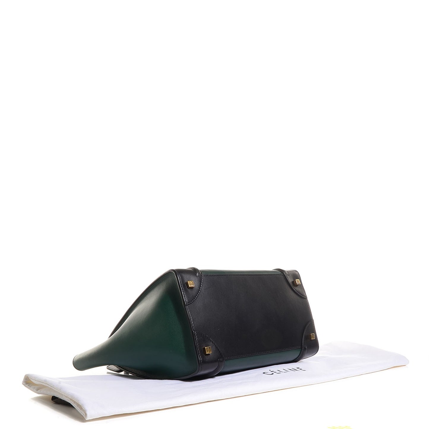 Smooth Calfskin Mini Tri-Color Luggage Forest