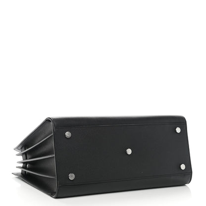 Saint Laurent Grained Calfskin Small Sac De Jour Black 4 of 12